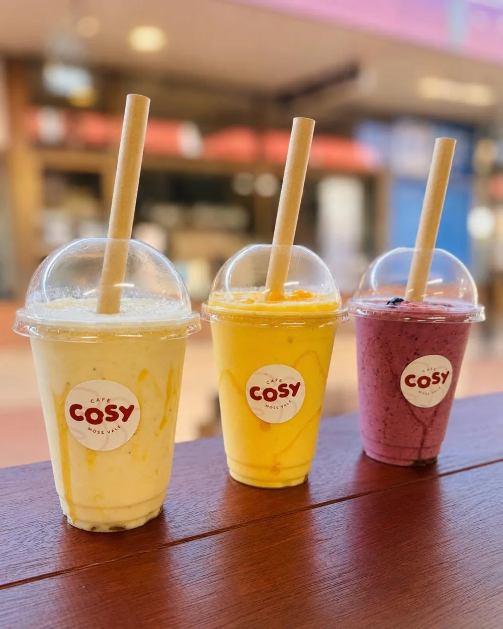 Smoothies at Cafe Cosy Moss Vale